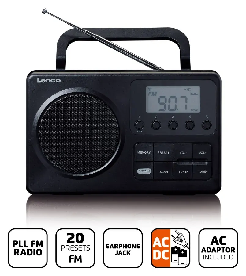 Lenco MPR-035 - FM rádio s digitálním tunerem