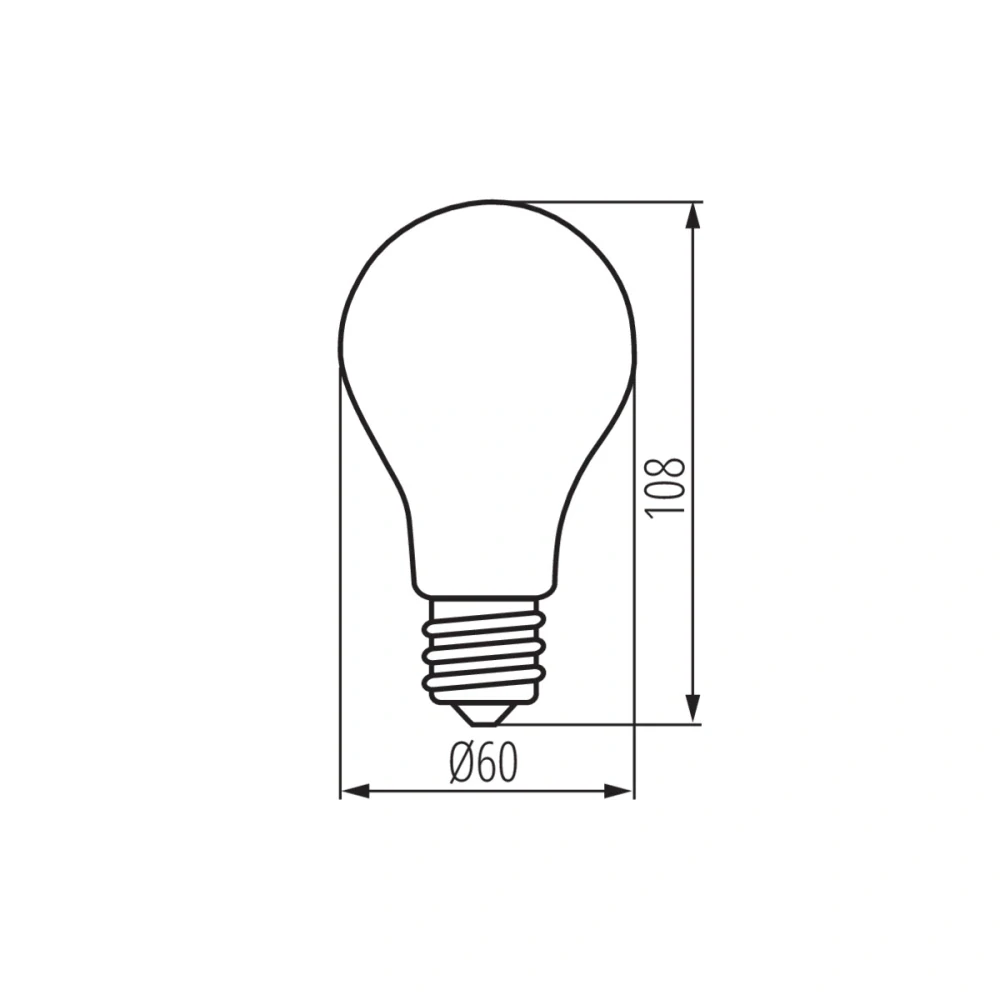 XLED A60 7W-CW Světelný zdroj LED