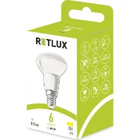 RLL 623 R50 E14 Spot 6W DL D RETLUX LED žárovka reflektorová