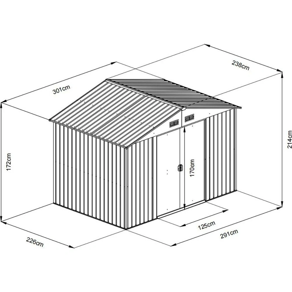 FZDO 1007 Zahradní domek FIELDMANN