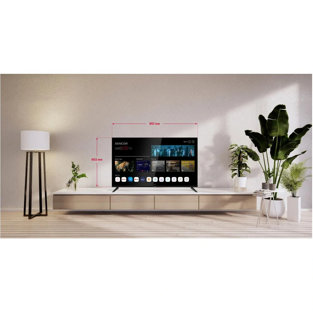 SLE 43FS804B WEBOS SMART TV SENCOR