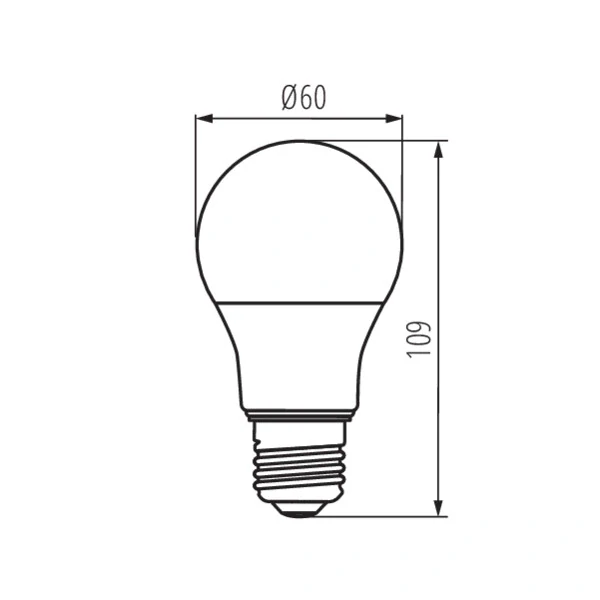Světelný zdroj LED IQ-LED A60 IQ-LED A60 7,8W-NW