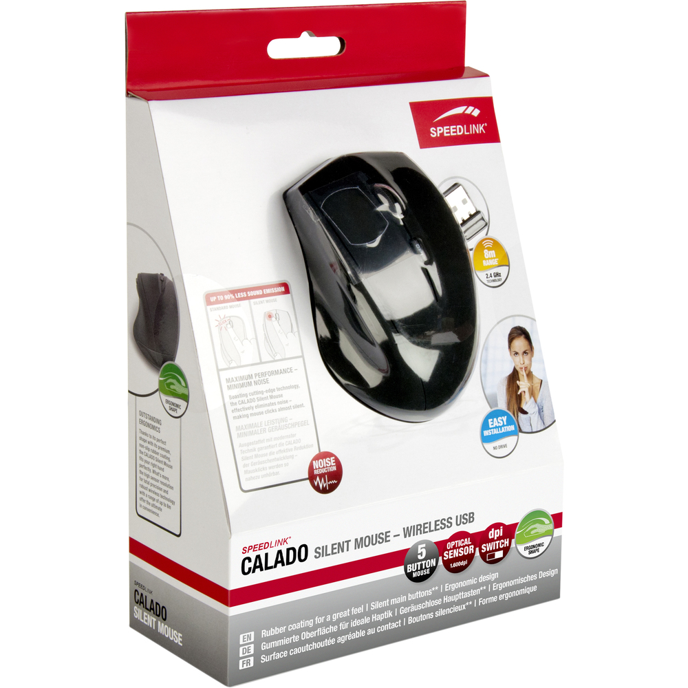 SL-6343-RRBK bezdrátová myš SPEEDLINK