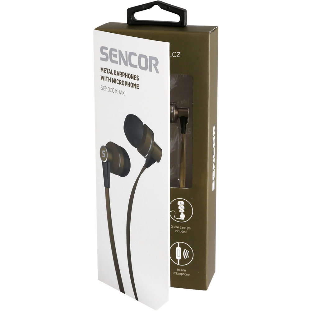 SENCOR SEP 300 MIC KHAKI  SLUCHÁT