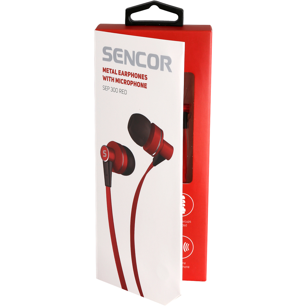 SENCOR SEP 300 MIC RED   SLUCHÁTKA 