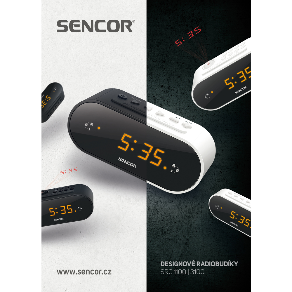 SRC 3100 W RADIOBUDÍK S PROJEKCÍ SENCOR