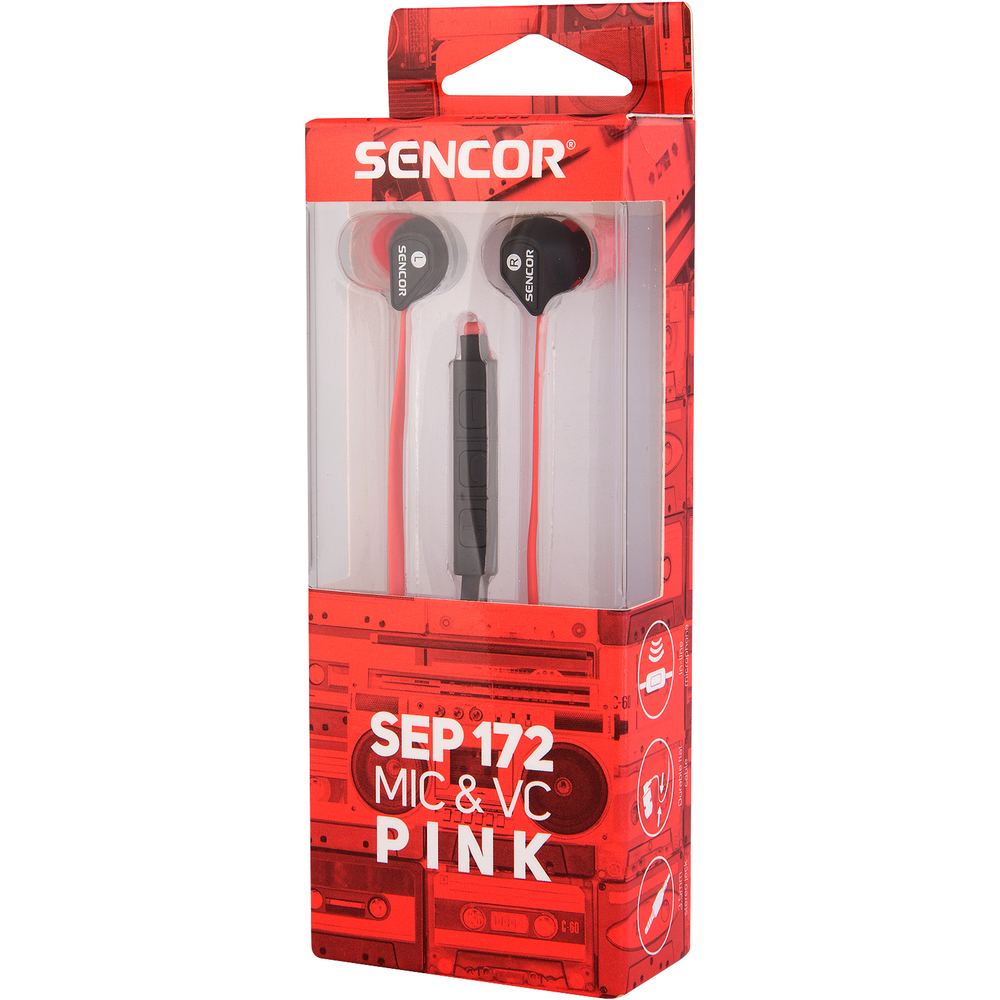 SEP 172 VCM PINK SLUCHÁTKA SENCOR