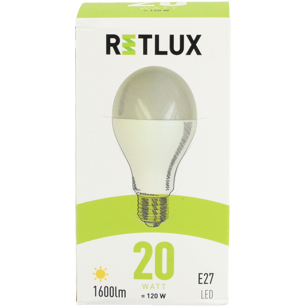 RLL 323 A67 E27 žárovka 20W WW RETLUX