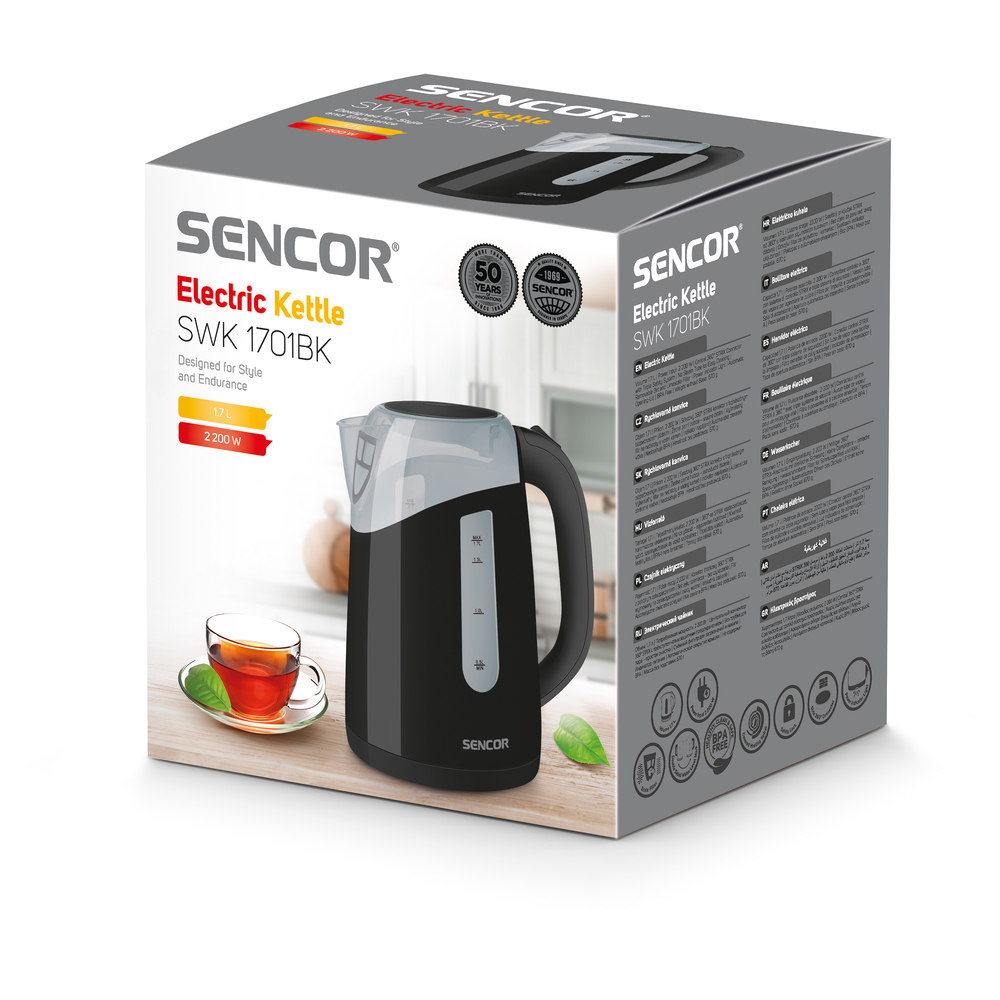 SWK 1701BK konvice SENCOR