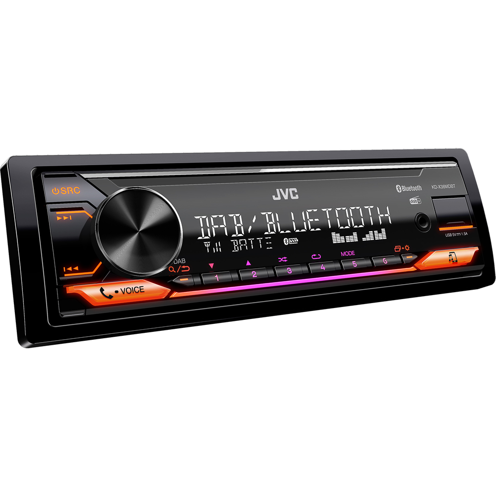 KD-X38MDBT AUTORÁDIO BT/USB/MP3 JVC