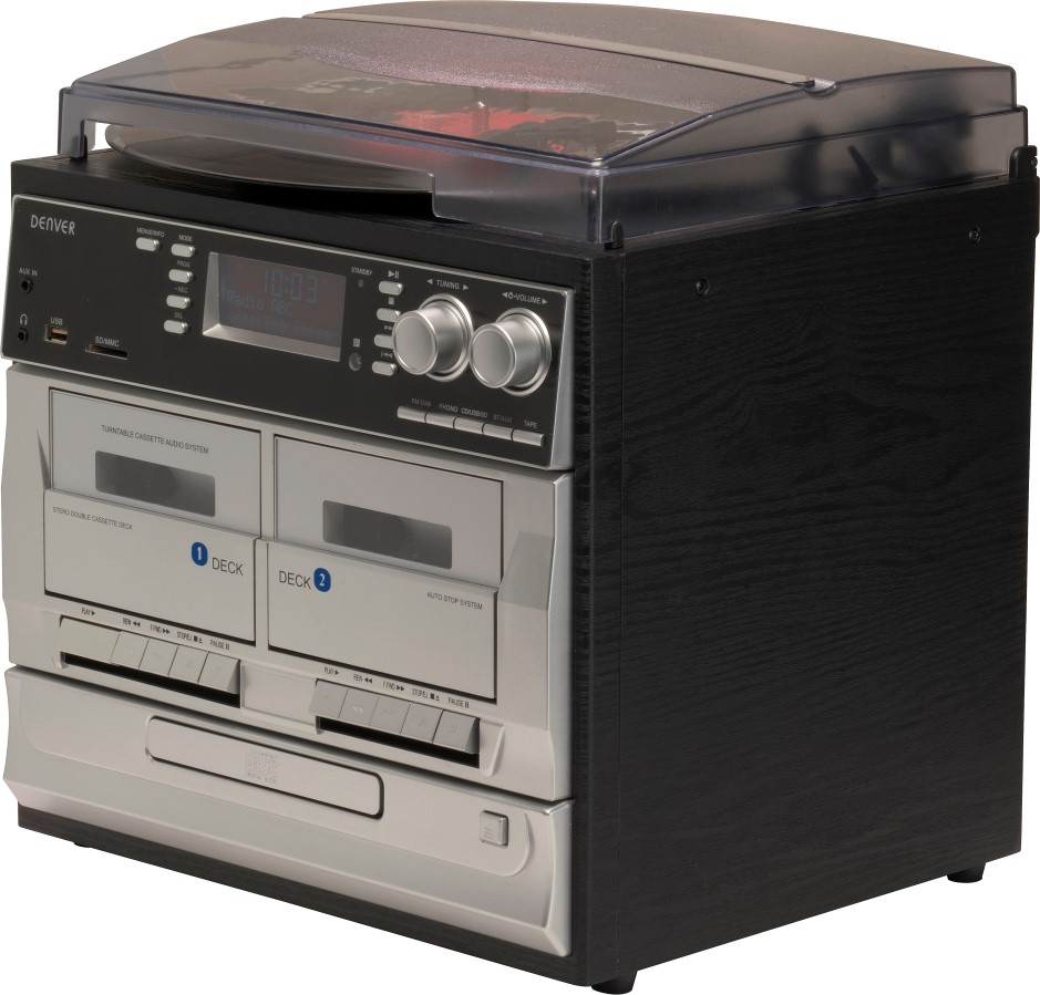 Denver MRD-166 - Hudební mini systém, CD, gramofon, FM a DAB rádio