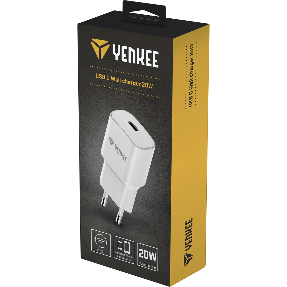 YAC 2033WH USB C Nabíječka 20W YENKEE