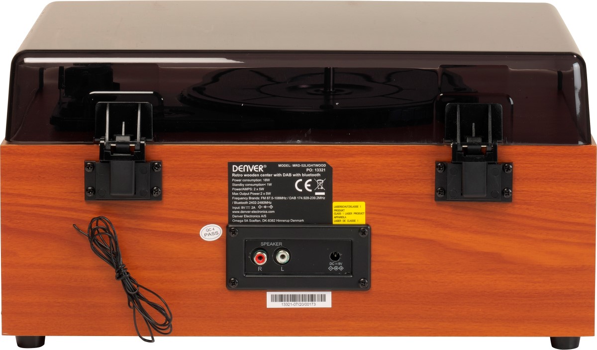 Denver MRD-52LIGHTWOOD - Mikrosystém s BT/DAB+/FM