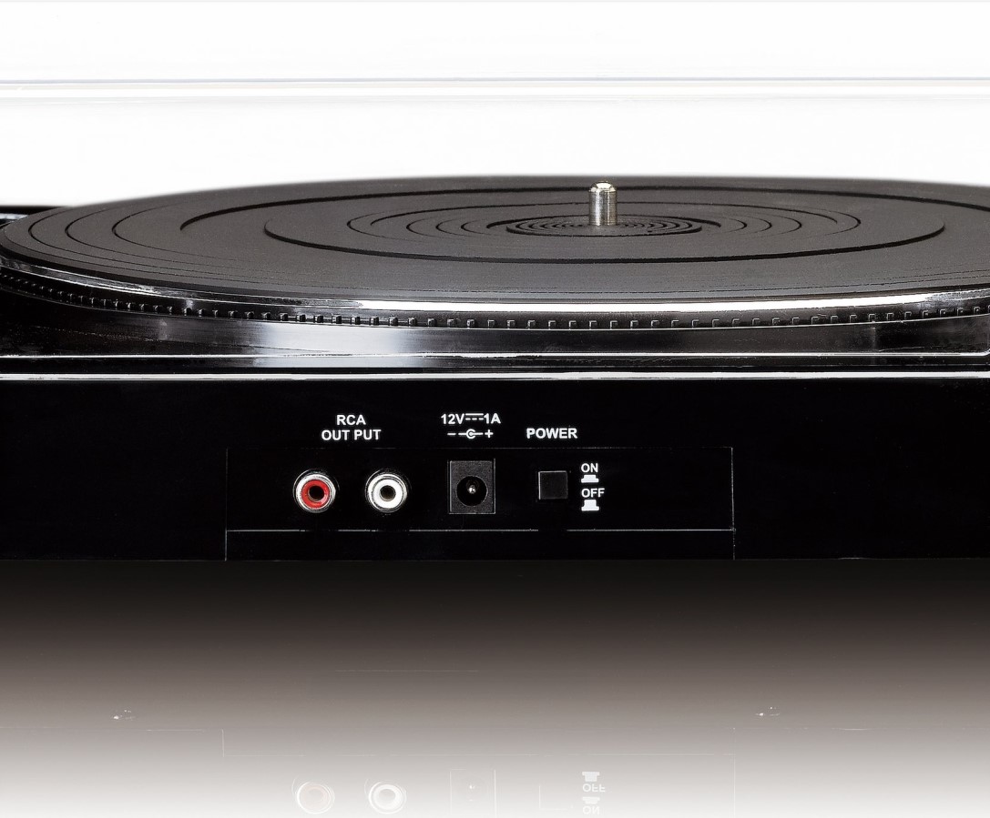 Lenco L 85 Black - MIDI gramofon s přímým kódování do MP3,z vinylu na USB