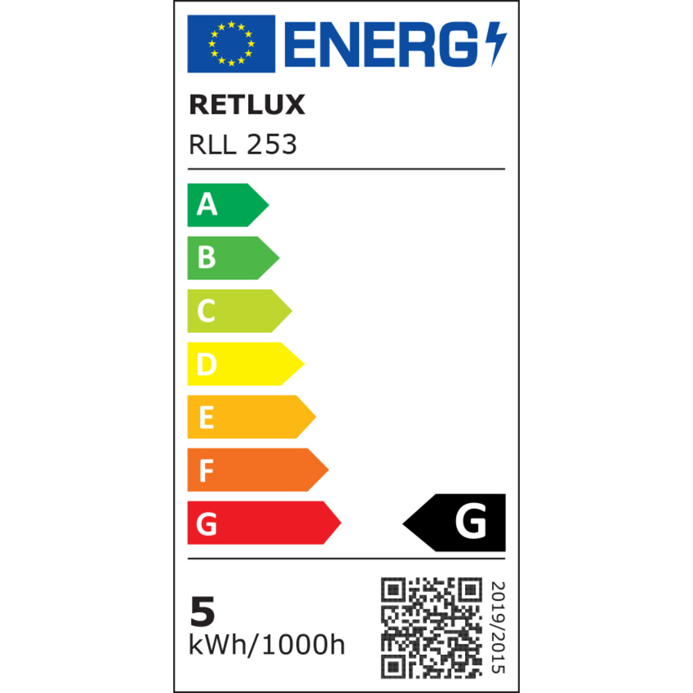 RLL 253 GU10 žárovka 5W WW RETLUX