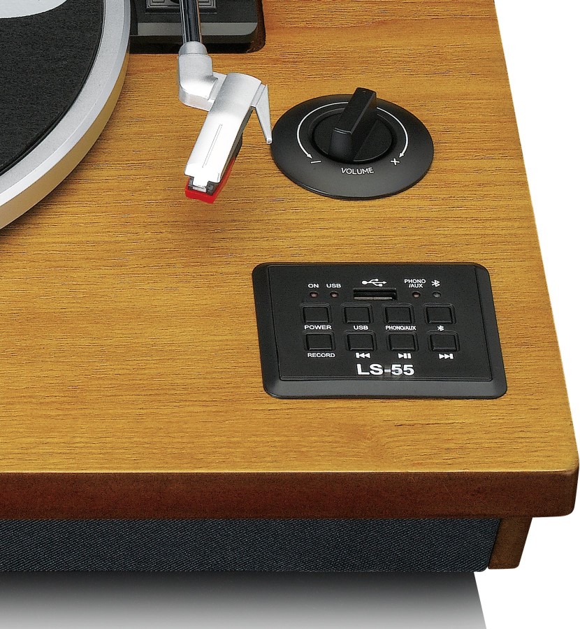 Lenco LS-55WA - gramofon s Bluetooth, USB a vestavěnými reproduktory