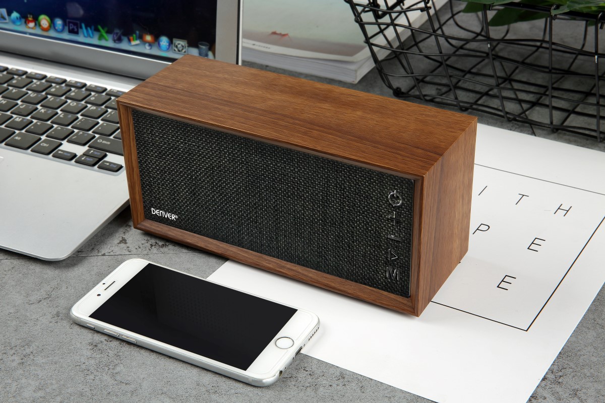 Denver BTS-210GREY - bezdrátový Bluetooth reproduktor