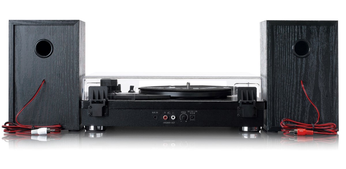 Lenco LS-101BK - gramofon se samostatnými reproduktory a BT