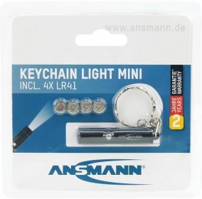 Ansmann Keychain Mini LED světlo na klíče přívěsek na baterii 14 g