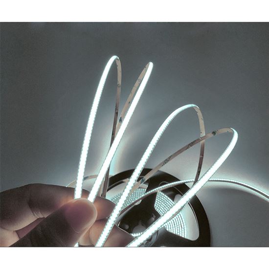 Solight LED COB světelný pás 5m, 10W/m, 1000lm/m, CRi>90, IP44, studená bílá