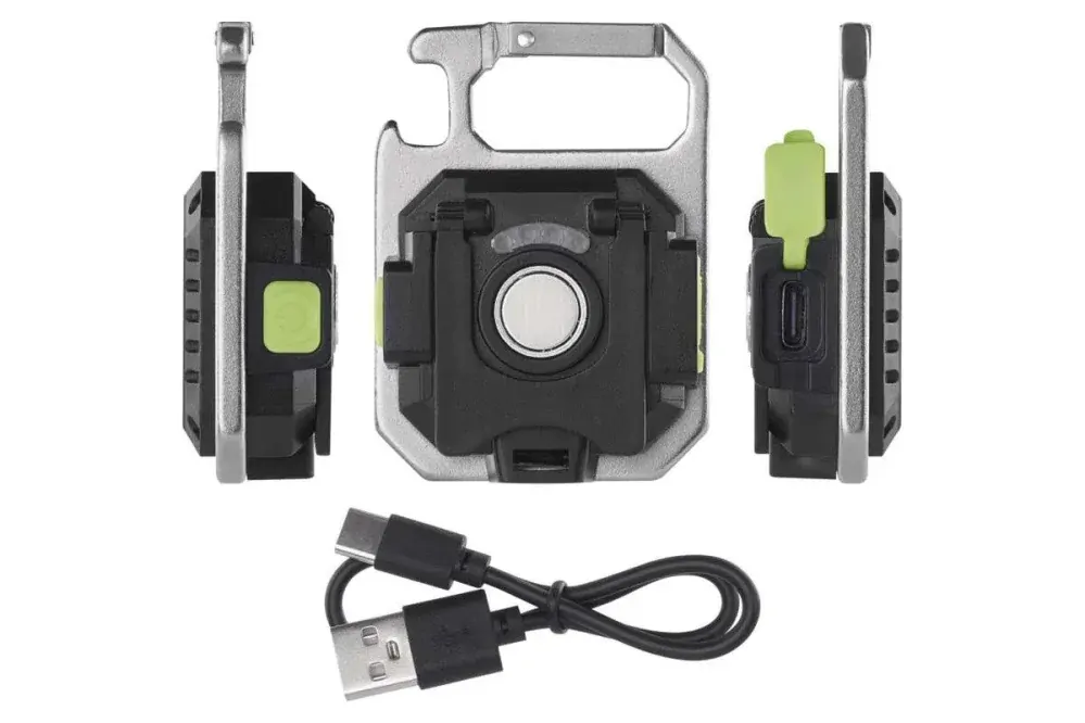Nabíjecí mini LED svítilna – přívěšek, 750 lm