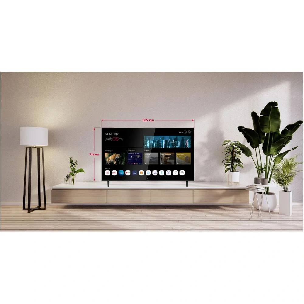 SLE 55US803B WEBOS SMART TV SENCOR