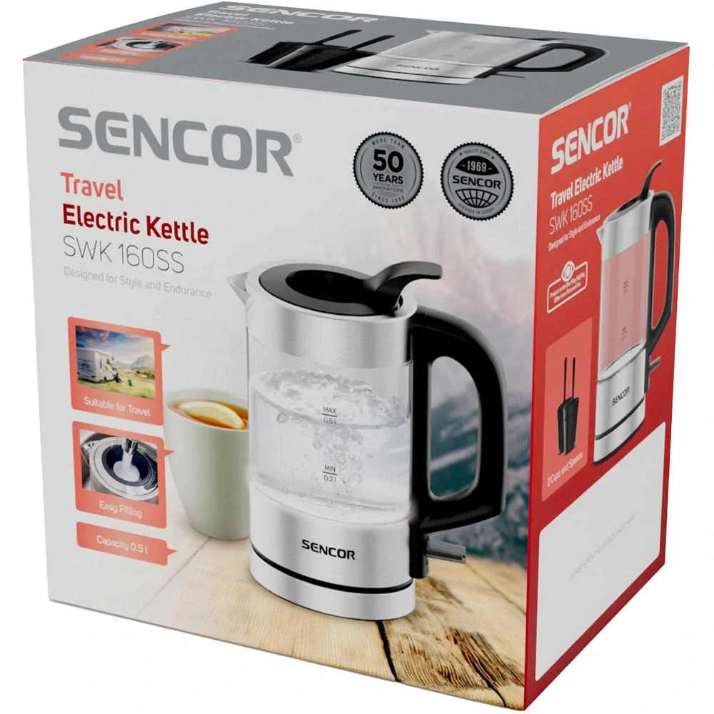 SWK 160SS Cestovní rychl. konvice SENCOR