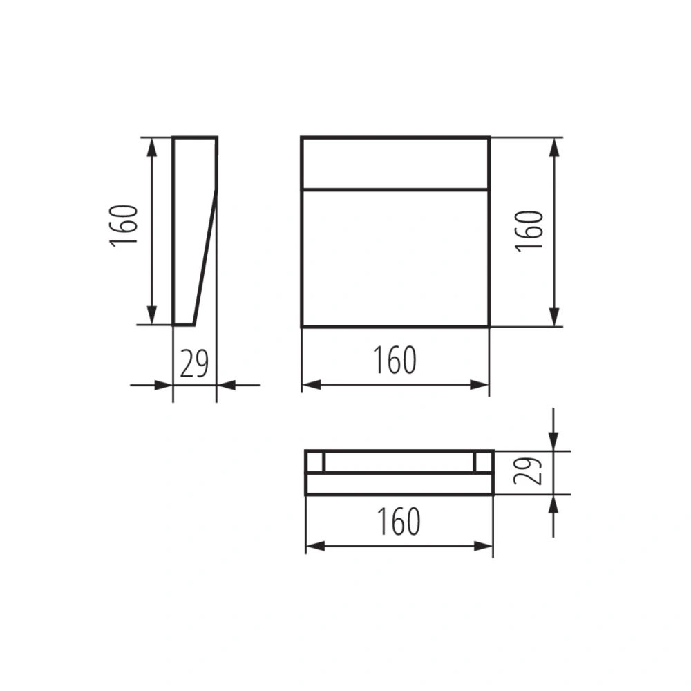 DULI LED 6,5W-NW-L-GR Svítidlo LED