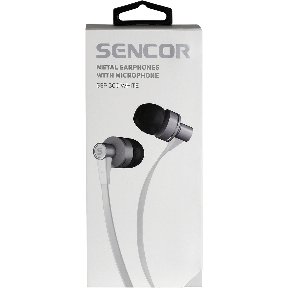SENCOR SEP 300 MIC WHITE SLUCHÁTKA