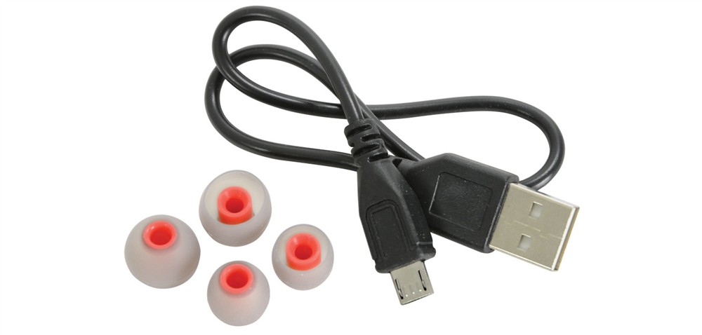 AV:link Sporty In-Ear Bluetooth sluchátka, voděodolná, bílá