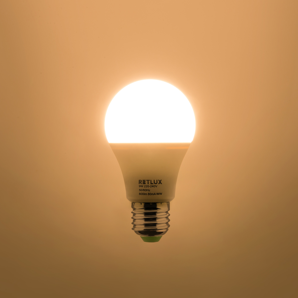 REL 19 LED A60 4x9W E27 RETLUX