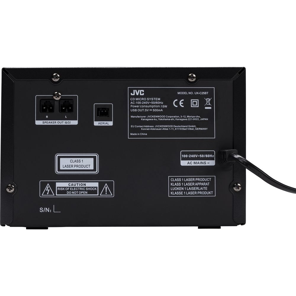 UX-C25DAB MIKROSYSTÉM S CD/BT JVC