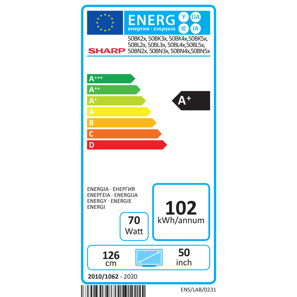 50BN3EA ANDROID DLB ATMOS T2/C/S2