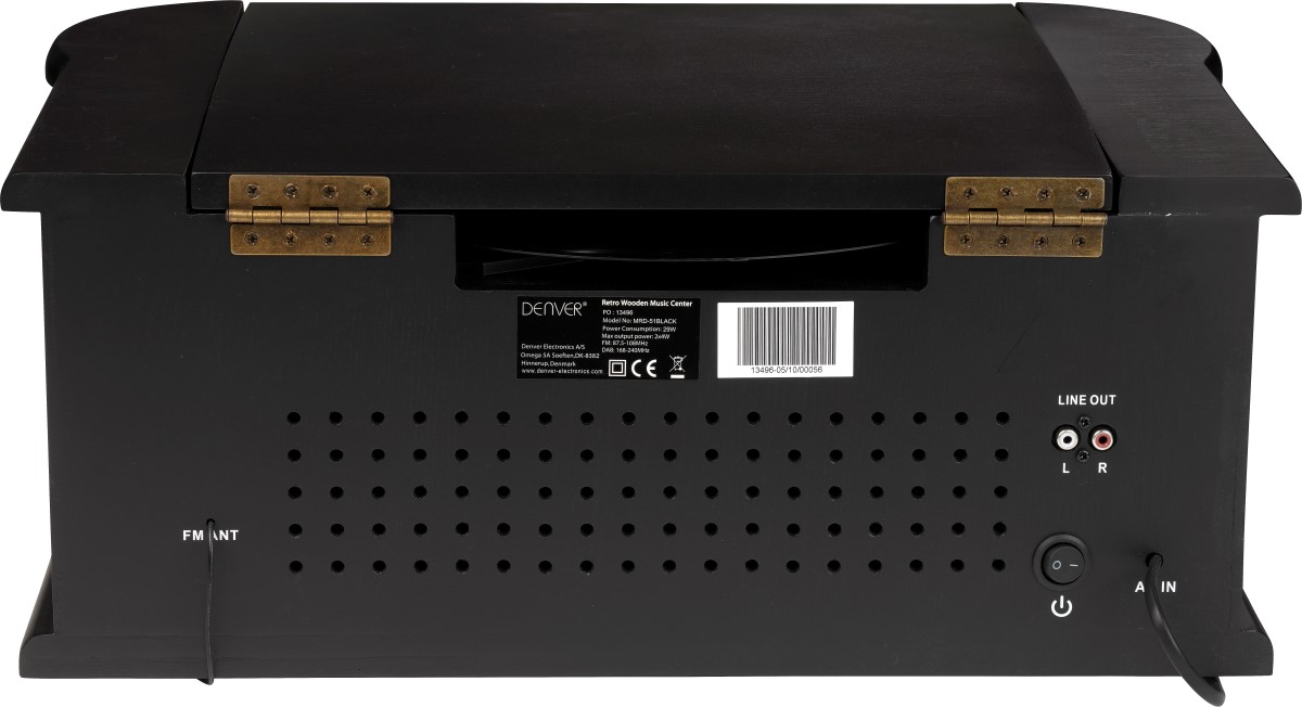 Denver MRD-51BLACK - Mikrosystém s FM/DAB+