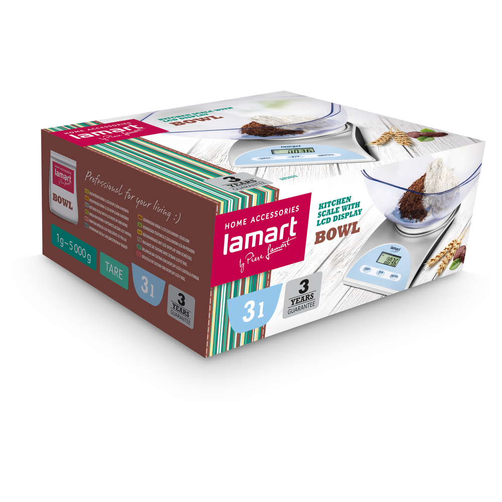 LT7033 KUCH.VÁHA S MISKOU BOWL LAMART