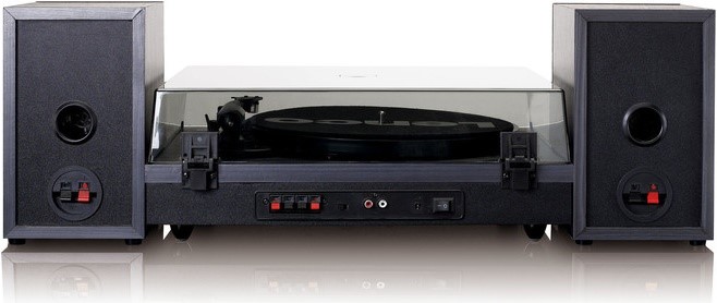 Lenco LS 300 - black, Gramofon se samostatnými reproduktory