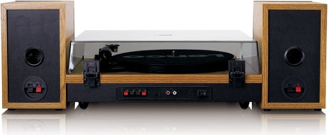 Lenco LS 300 - wood, Gramofon se samostatnými reproduktory