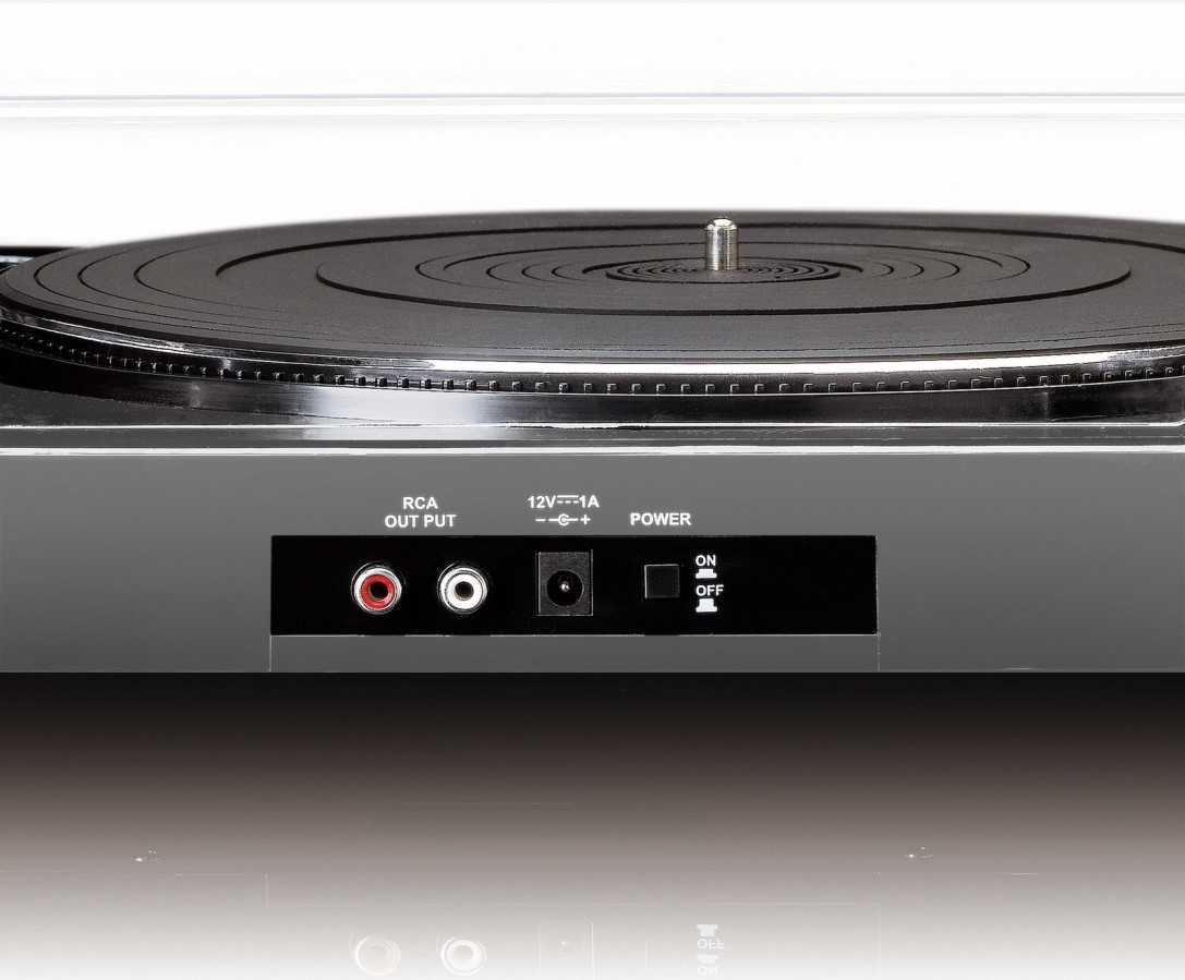 Lenco L 85 Grey - MIDI gramofon s přímým kódování do MP3,z vinylu na USB