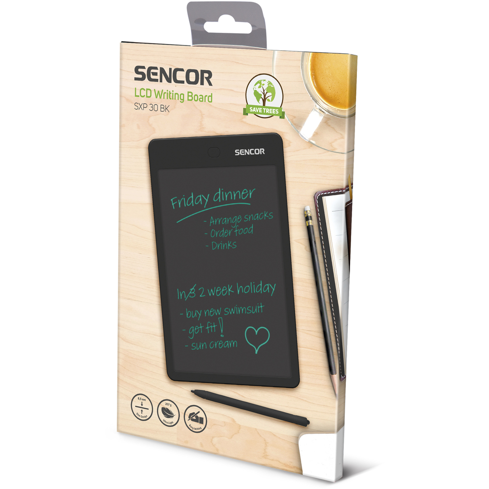 SXP 030 BK Digitální zápisník 10''SENCOR