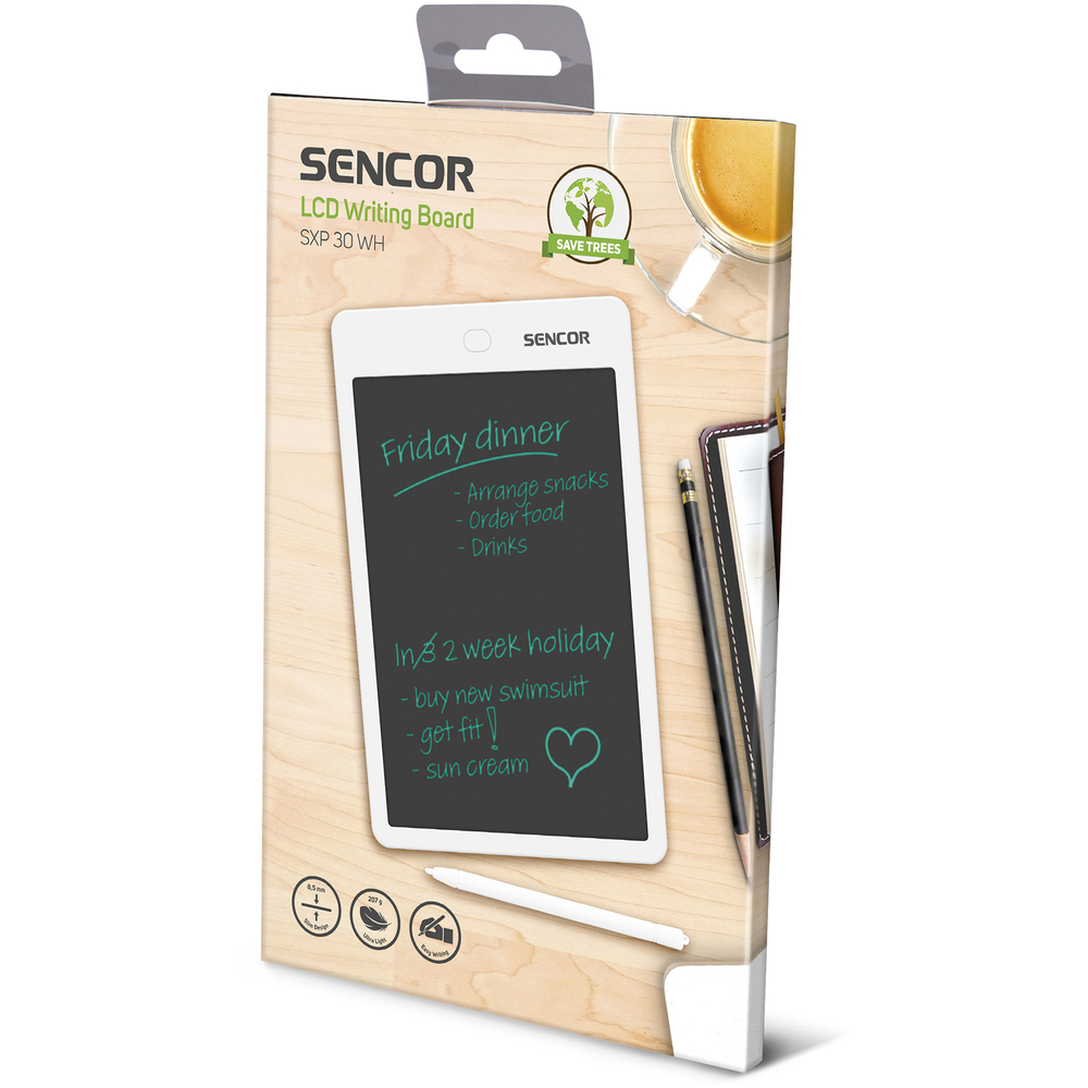 SXP 030 WH Digitální zápisník 10''SENCOR