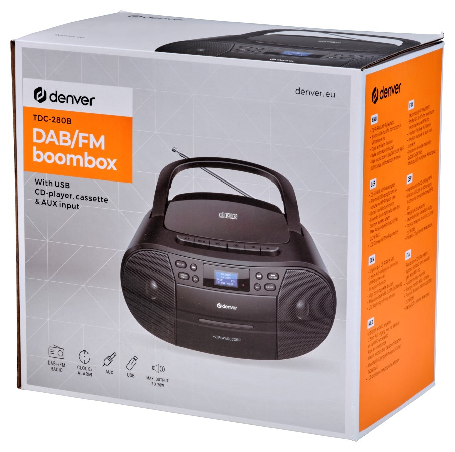 Denver TDC-280B - Boombox s DAB+
