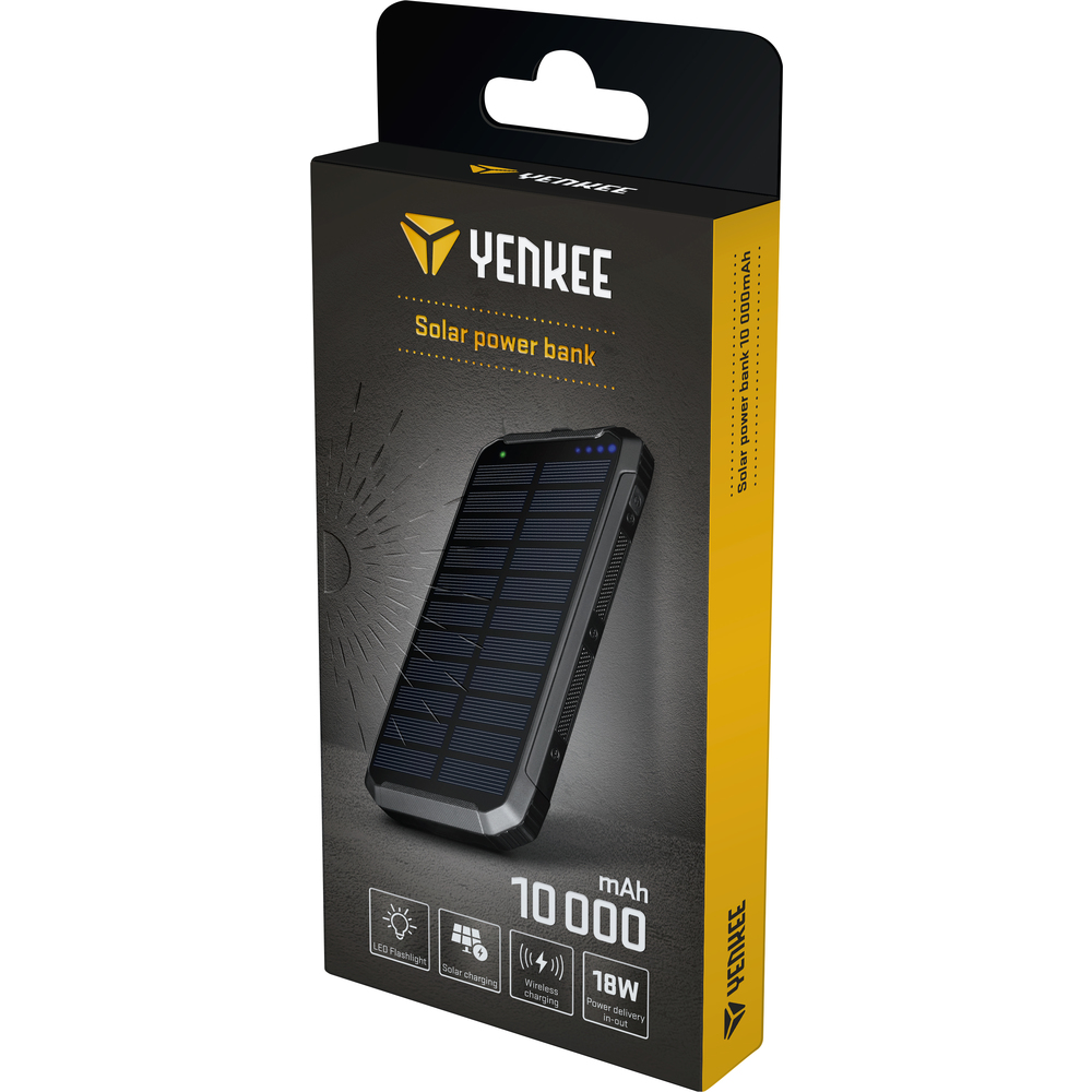 YPB 1050 Solar Power Bank 10 000 YENKEE