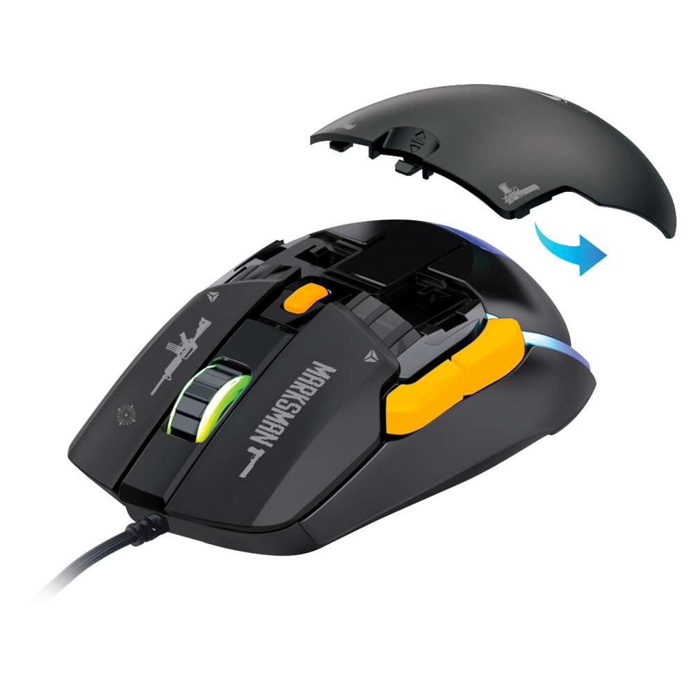 YMS 3600BK MARKSMAN Myš herní USB