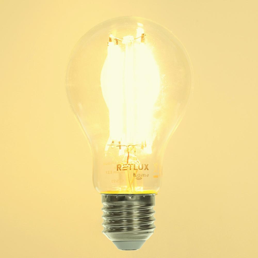 RSH 103 A60 E27 filament 7 W CCT RETLUX LED SMART žárovka