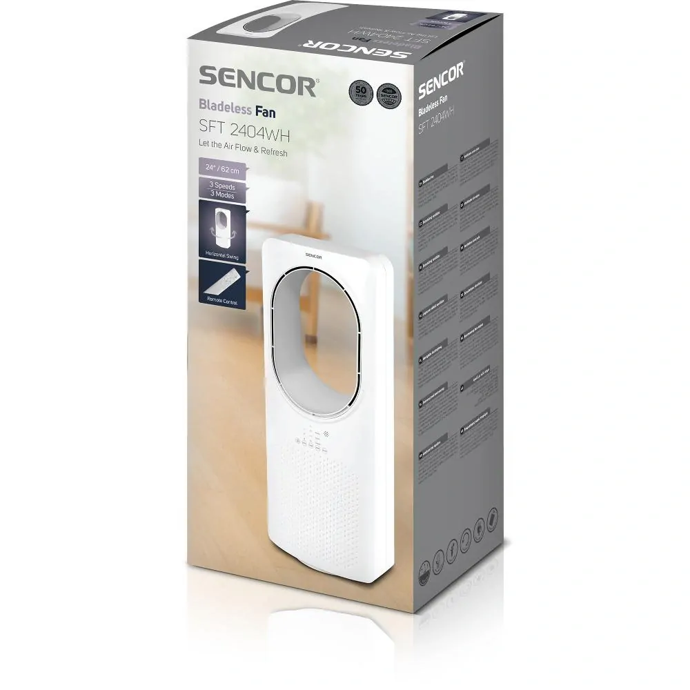 SFT 2404WH bezvrtulový ventilátor SENCOR