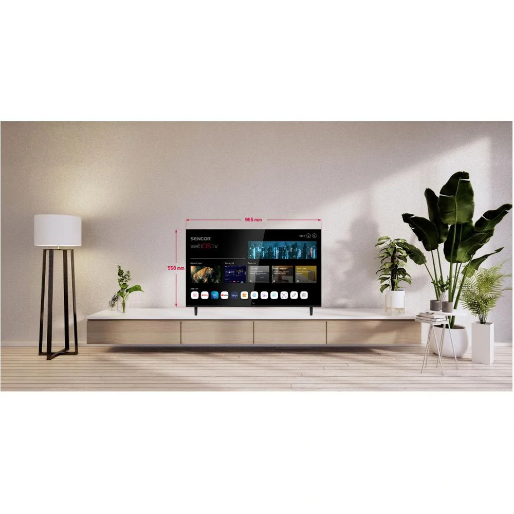 SLE 43FS803B WEBOS SMART TV SENCOR