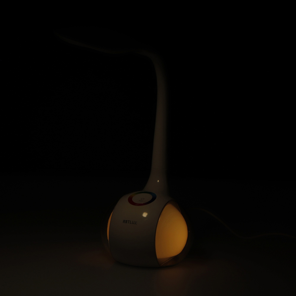 RTL 202 stm.LED lamp.bílá RGB 5W RETLUX