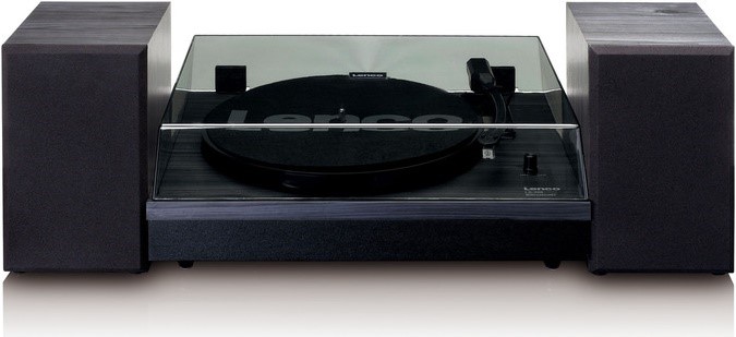 Lenco LS 300 - black, Gramofon se samostatnými reproduktory
