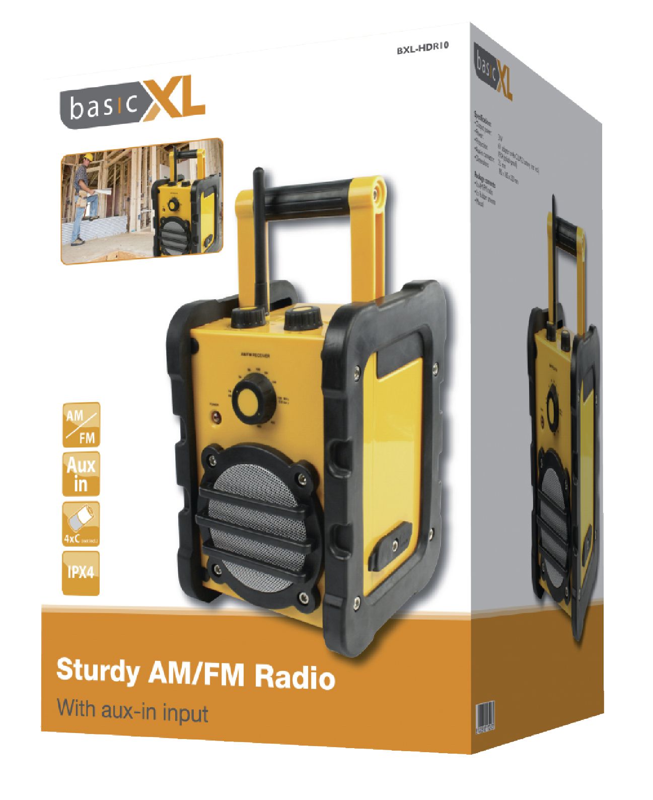 Radiopřijímač robustní na stavbu - basicxl