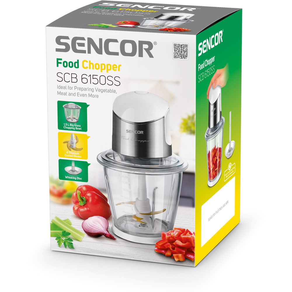 SCB 6150SS-EUE3 sekáček potravin SENCOR